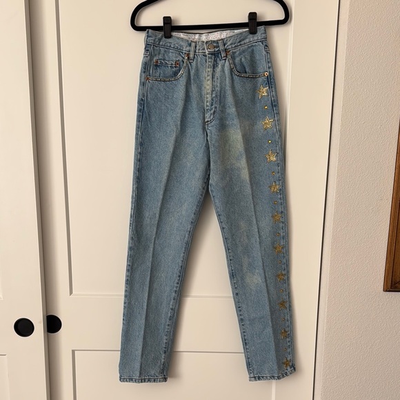 Farlow Denim - Vintage 90s Custom Farlow Paris Embellished Jeans